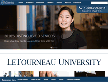 Tablet Screenshot of cms.letu.edu